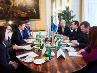 Meeting Vizekanzler und Sportminister Strache mit Polens Sportminister Banka © BMöDS/Ranz