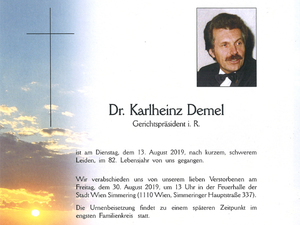 Parte Dr. Karlheinz Demel
