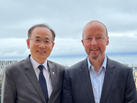 Kim Kum-pyoung, CEO der koreanischen NADO und Mag. Michael Cepic, CEO der NADA Austria